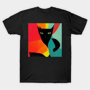 Abstract Cat T-Shirt